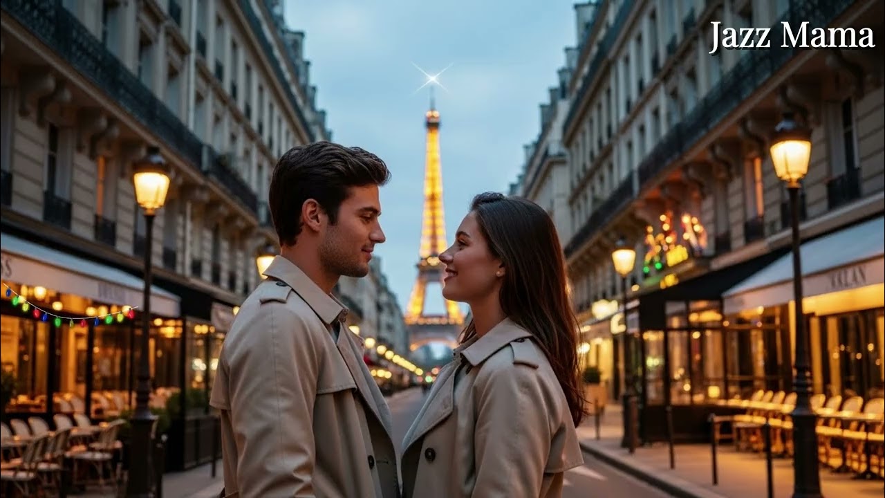 🗼Midnight in Paris Jazz - A Slow Waltz Under the Eiffel Tower