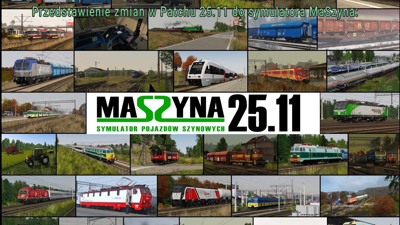 Mini Patch 25.11 do MaSzyny krótkie przedstawienie nowości zawartych w nowej aktualizacji symulatora