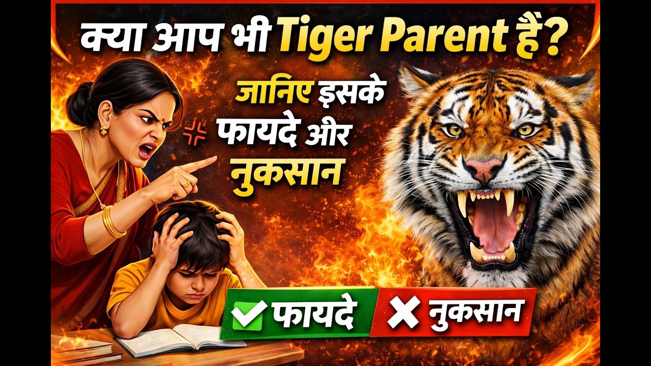 Tiger Parenting #TigerParenting #ParentingStyle #ModernParenting #StrictParenting