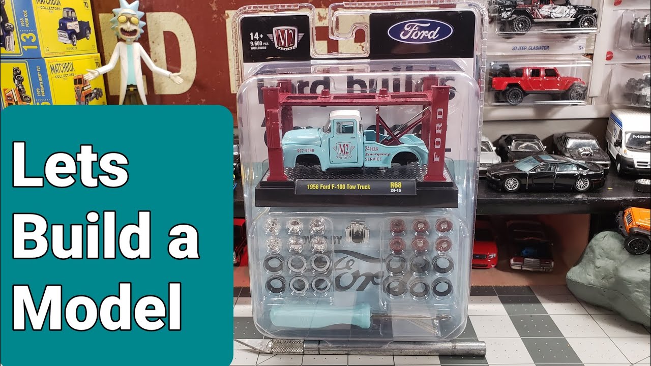 lets build the 1955 Ford Tow truck from M2 Machines