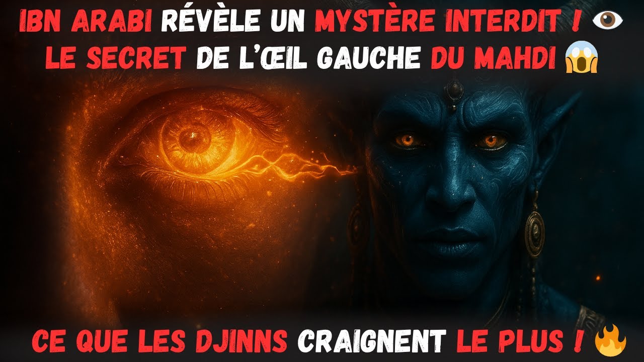 “Quel est le secret que les djinns connaissent sur l’œil gauche du Mahdi ? Ibn Arabi révèle .......