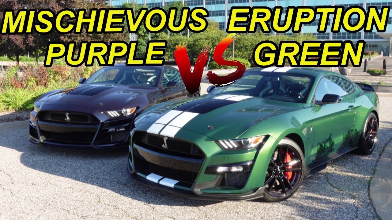 The Last 2022 Shelby GT500 Mischievous Purple vs Eruption Green! *Choose 1