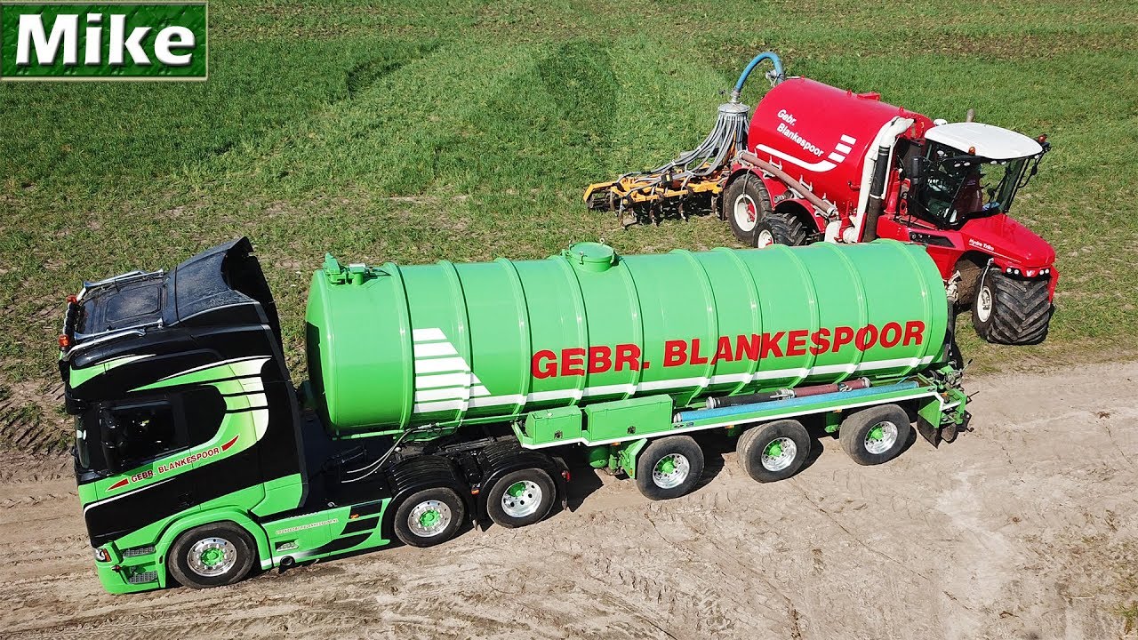 2019 | Injecting Slurry | Gebr. Blankespoor | Vervaet Hydro Trike | 2x Scania | Bemesten | NL.