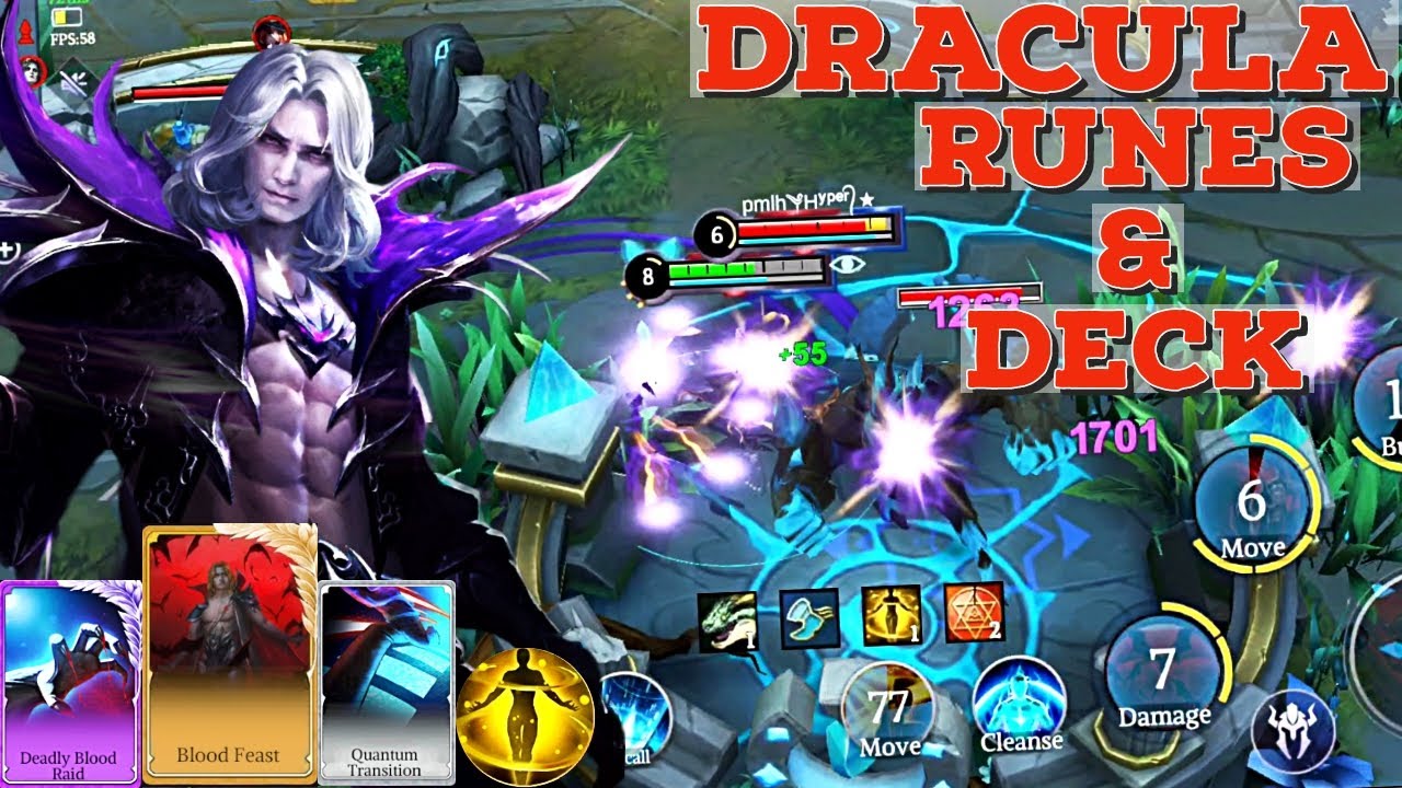 Dracula Runes and Cards | Legend Of Ace