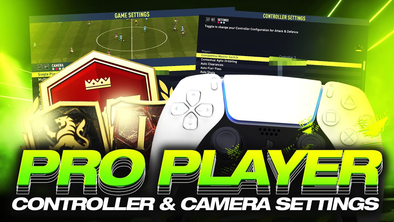 BEST PRO CONTROLLER SETTINGS + CAMERA SETTINGS FIFA 22