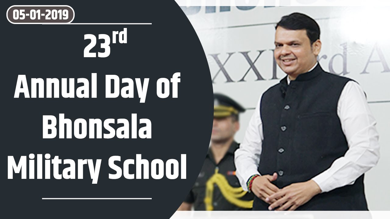 CM Shri Devendra Fadnavis at 23rd Annual Day of Bhonsala Military School