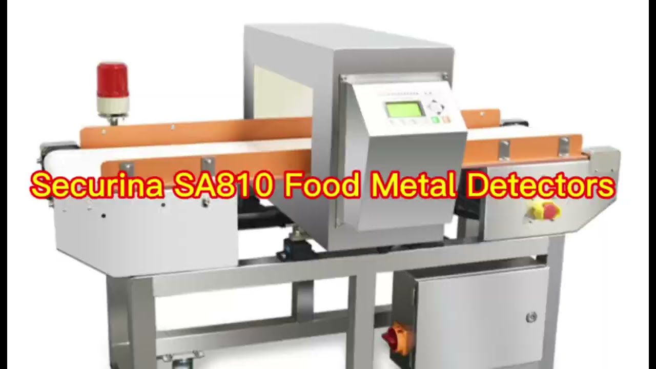 Securina Digital Food Conveyor Metal Detector SA810 Operation