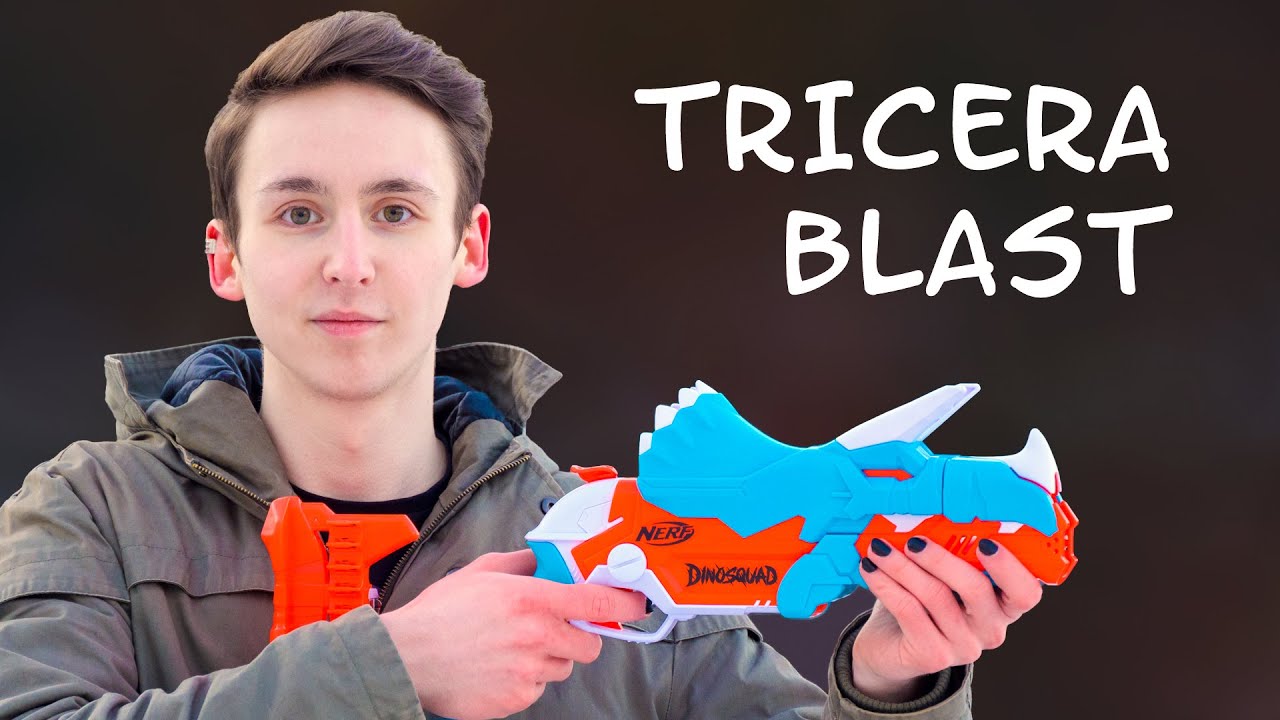 Nerf Dinosquad Tricerablast - Verlosung, Unboxing, Review & Test | MagicBiber [deutsch]