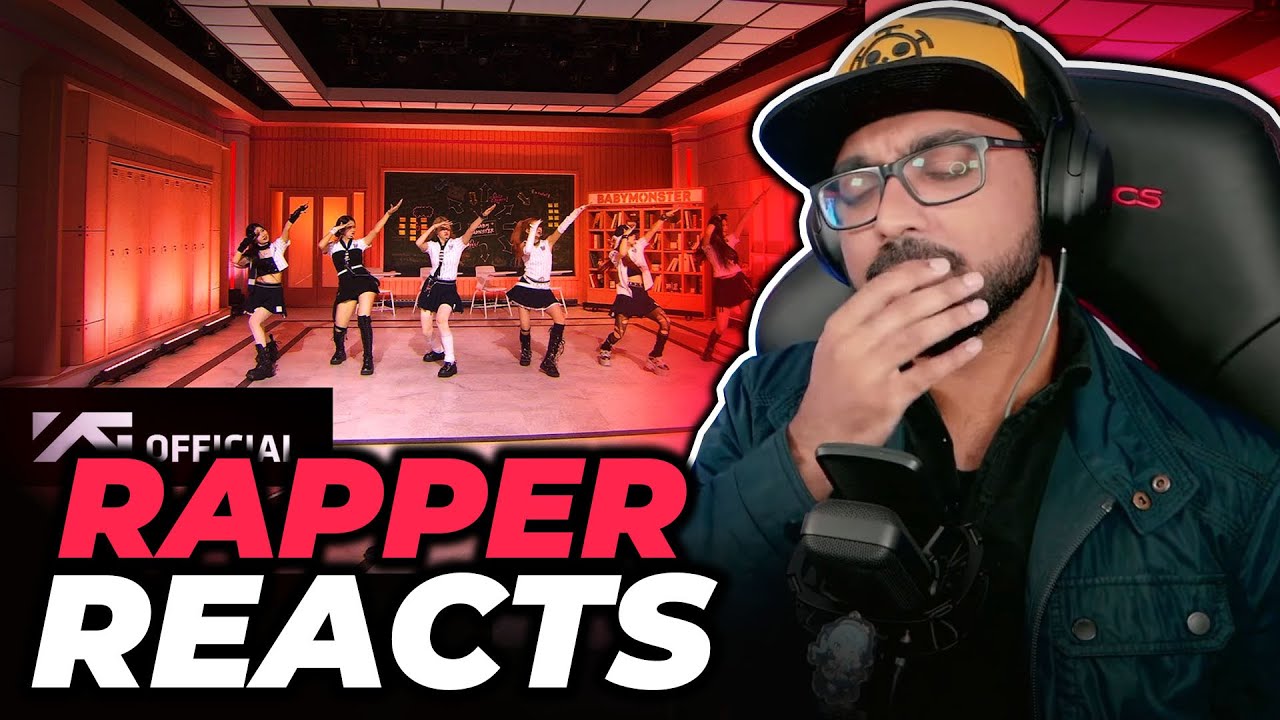 Rapper Reacts to BABYMONSTER - 'BATTER UP' LIVE PERFORMANCE (School Ver.) | First Time Reaction!