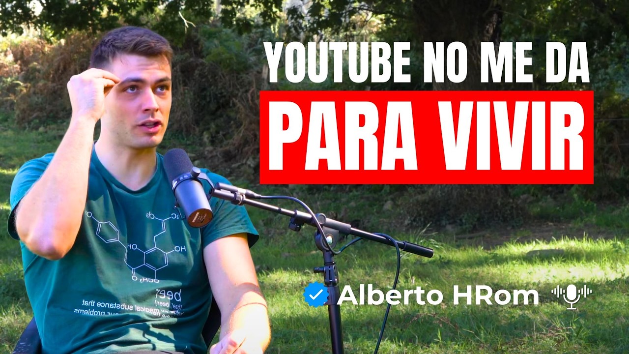 "YouTube NO da para vivir"  ENTREVISTA💸 La cara B del éxito | Podcast con Alberto @HRom