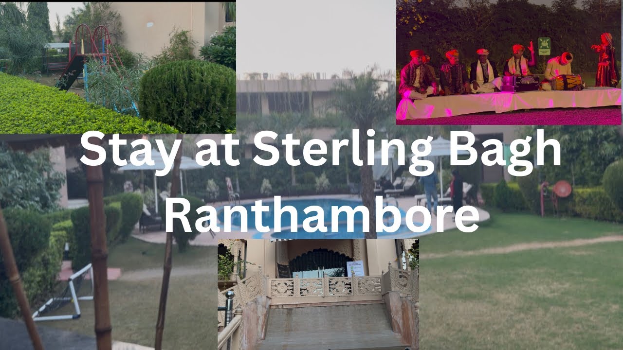 Our Luxury Stay at Sterling Bagh Ranthambhore | Is it worth it?(Full Tour)