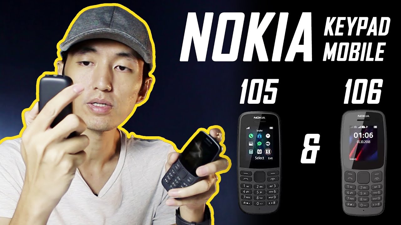 Клавиатуры Nokia — Nokia 105 и 106: Краткий обзор и распаковка.