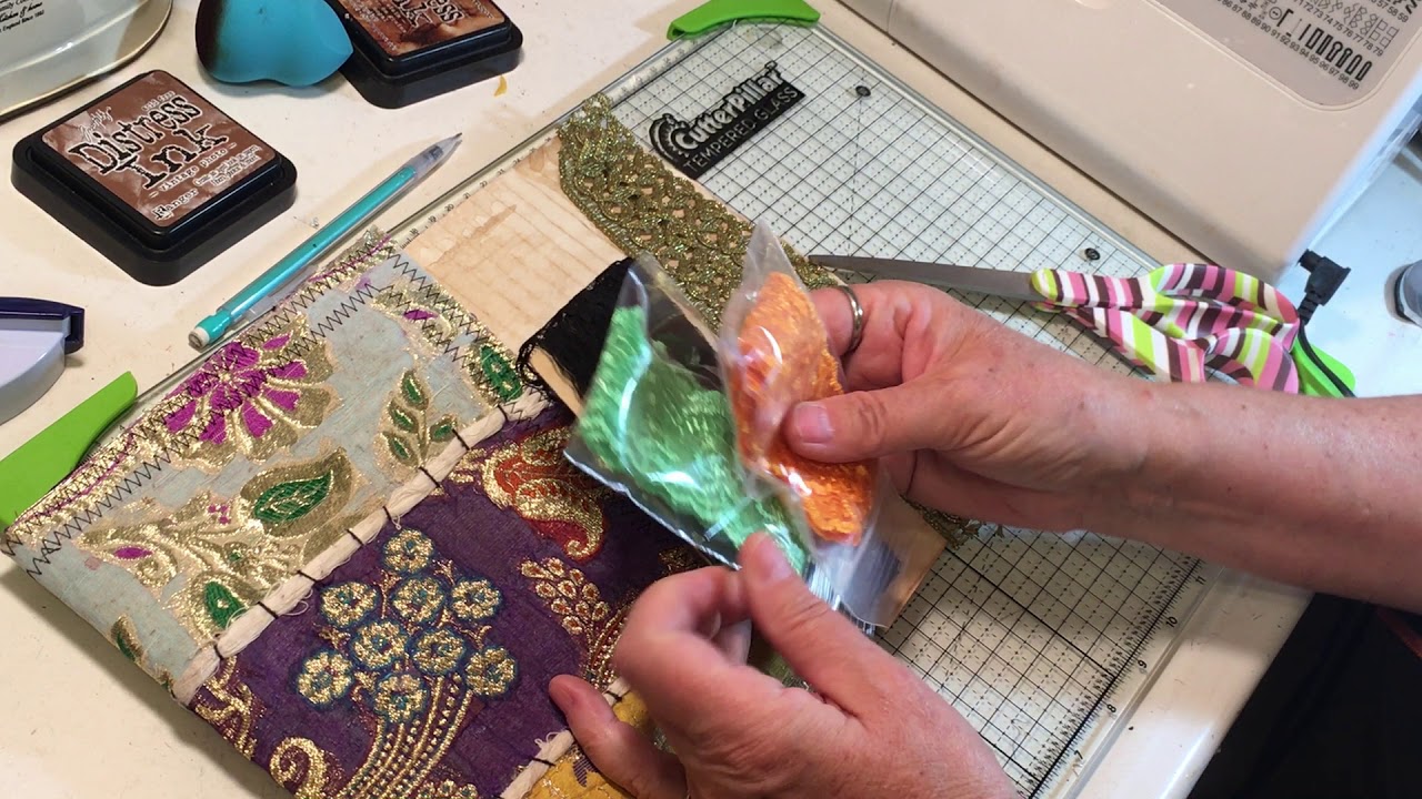Craft with Me - Working with Boho fabric and snippet