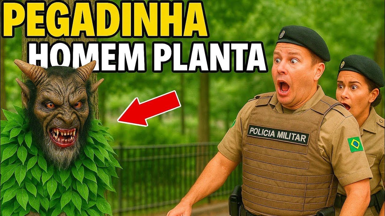 Pegadinha Homem Planta: O Susto foi Grande 2025