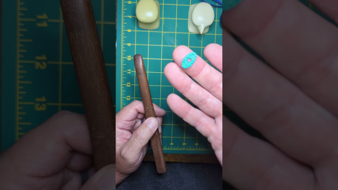 Burnishing a falconry hood