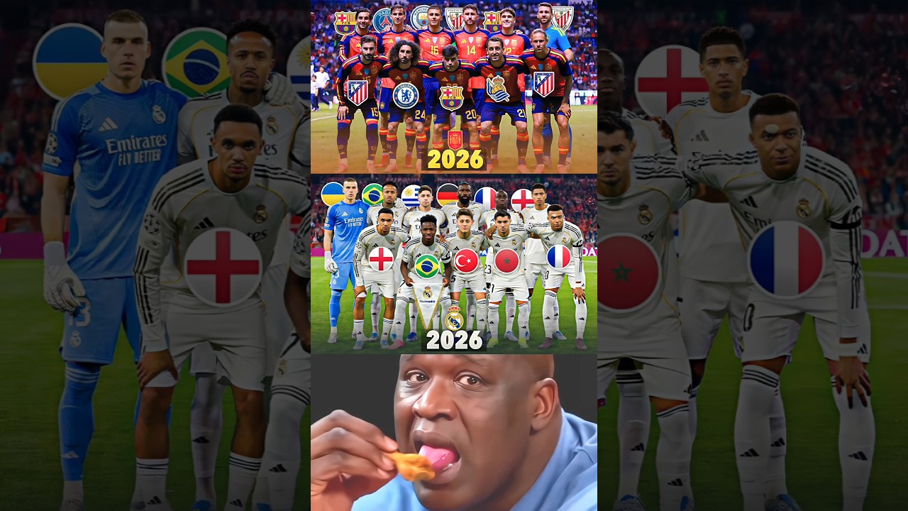 Spain WC 2026 XI: 0 Real Madrid Player. ❌ Real Madrid 25/26 XI: 0 Spanish Players 😓💔