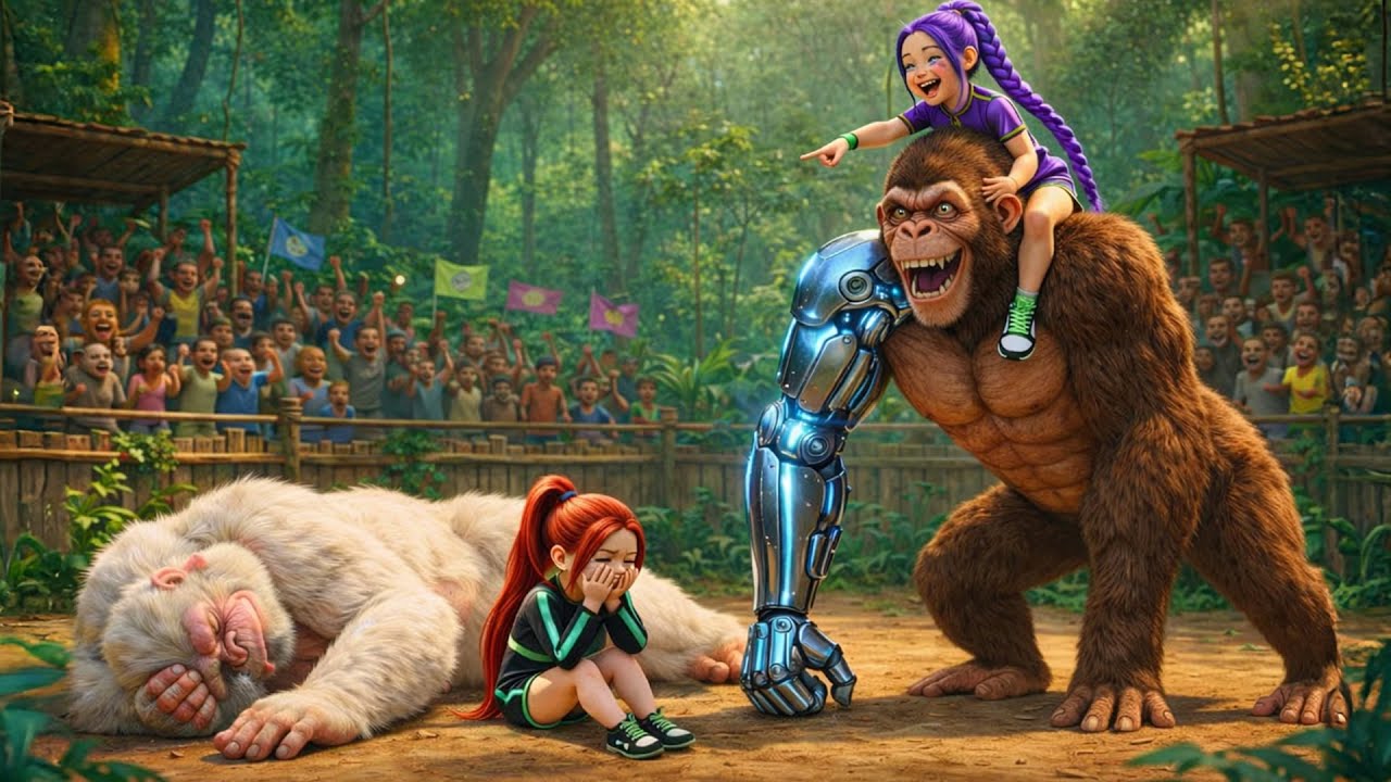 Rumi vs Mira: Gorilla Battle Showdown | KPOP Demon Hunters Epic Fight
