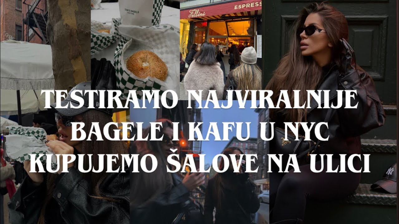 ✨VLOGMAS DAY 14-Testiramo najbolju kafu i bagele u NYC + svađa + smijeh do suza 🤣