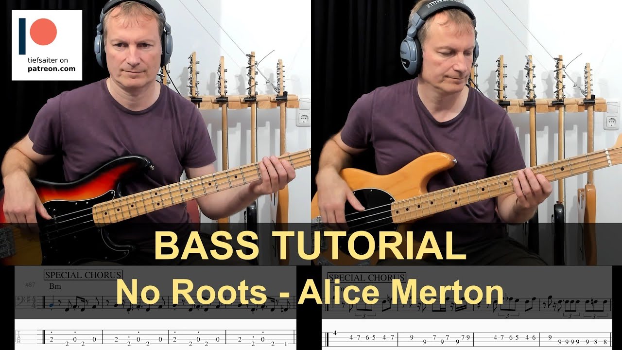 No Roots - Alice Merton | Bass Tutorial (Sheet + TABs)