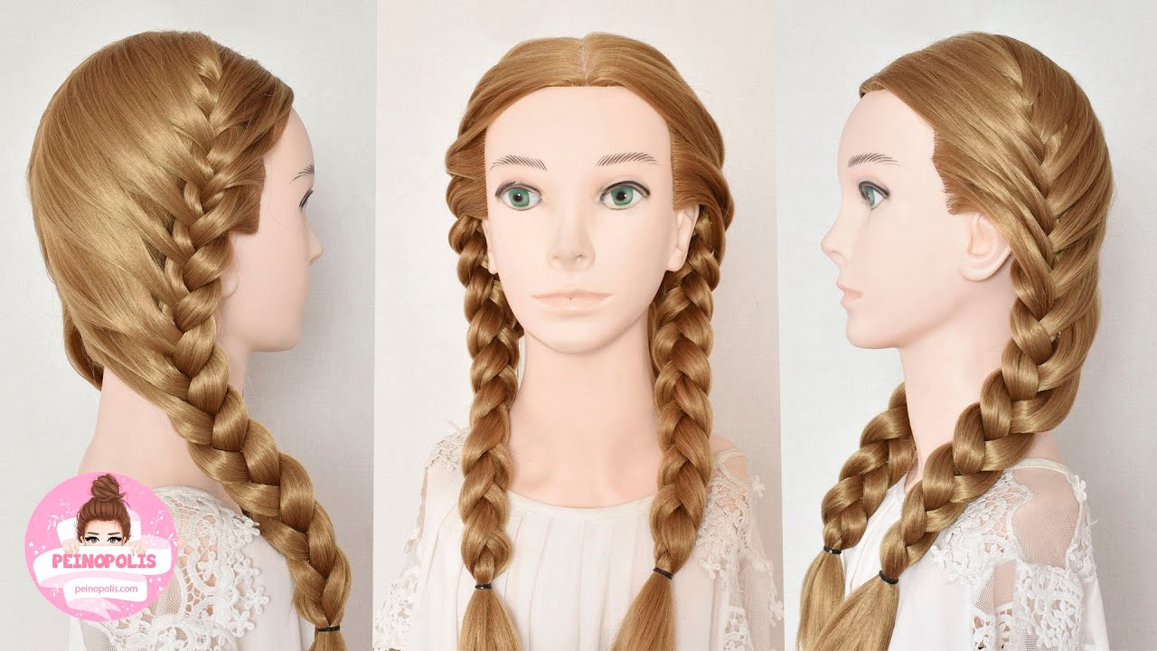SUPER FÁCIL! PEINADO CASUAL con TRENZA DOBLE
