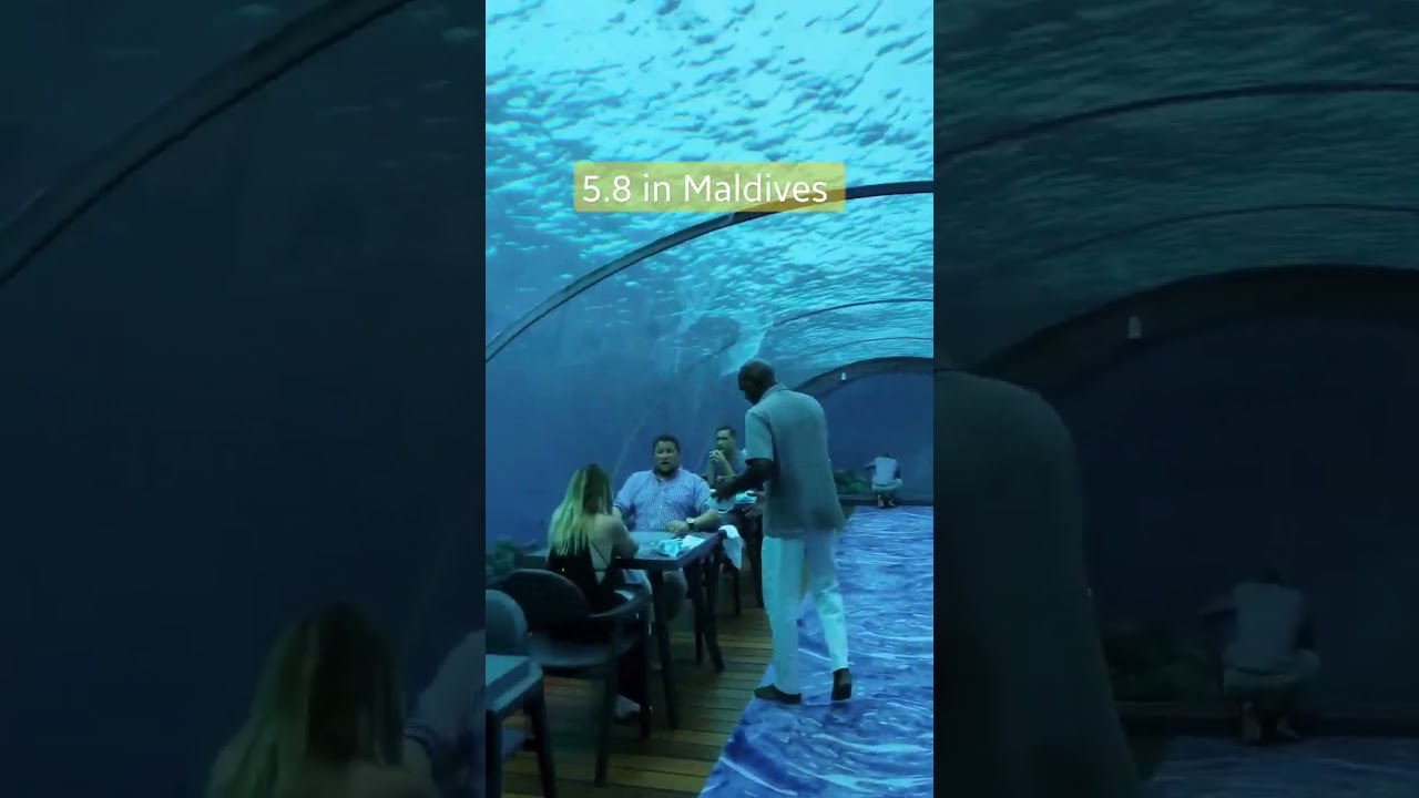 inside the worlds largest underwater restaurant! 🙌