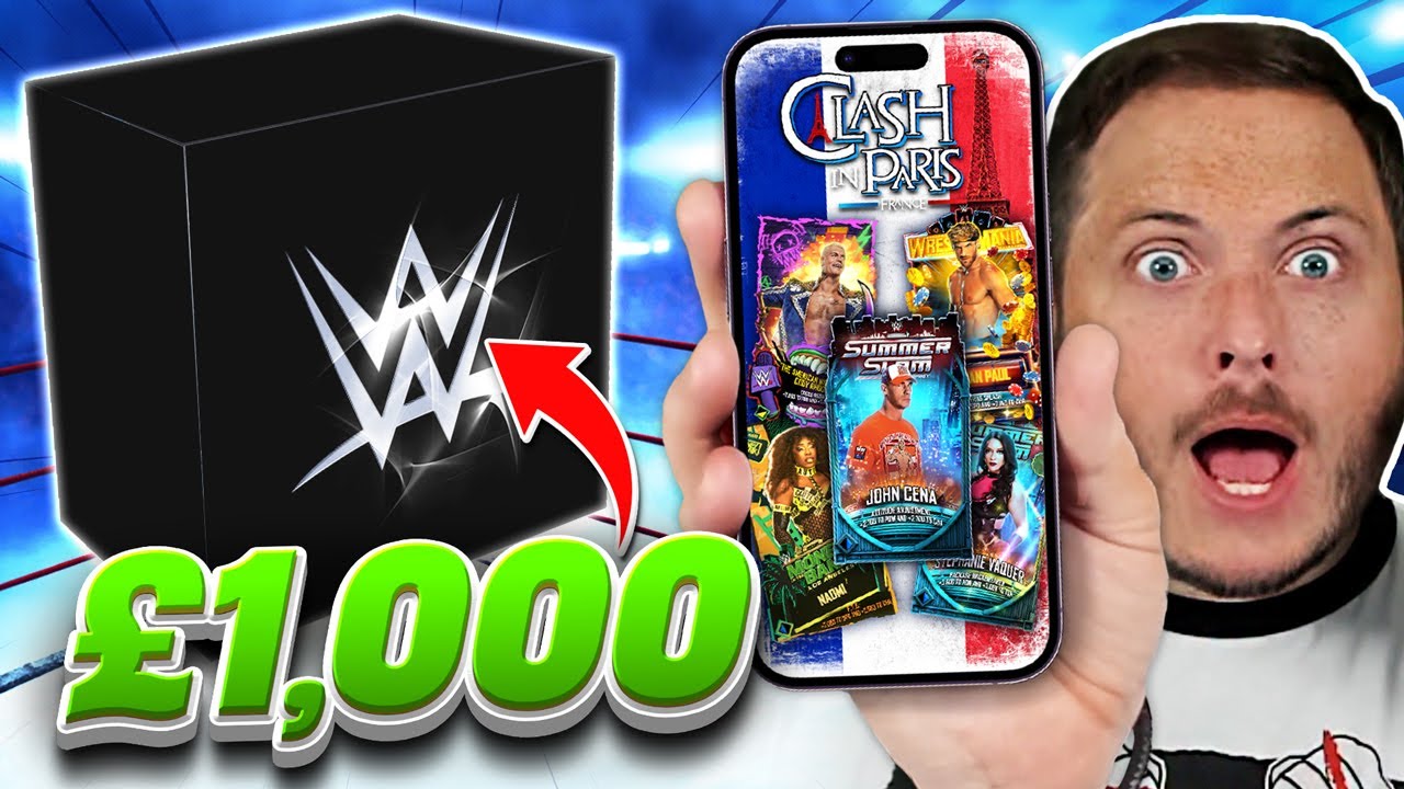 Opening &pound;1000 of WWE Trading Card PACKS, but it's a WWE SuperCard CHALLENGE!