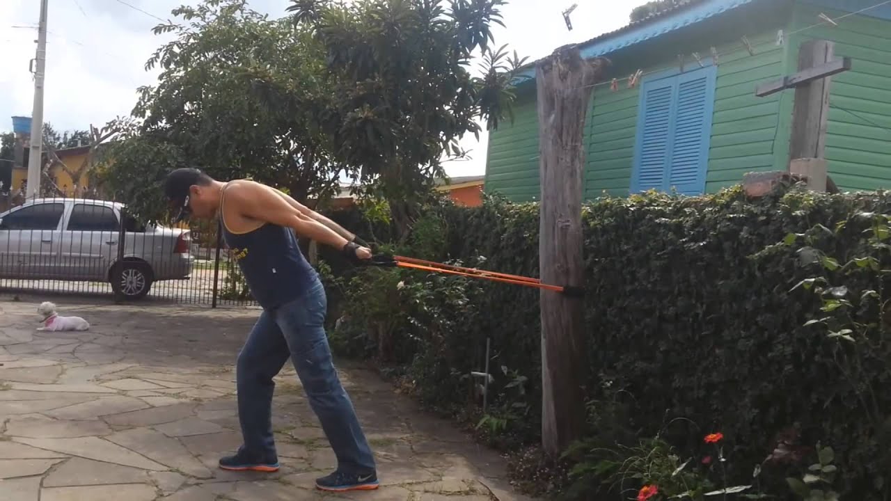 Elástico extensor-Bíceps e Costas