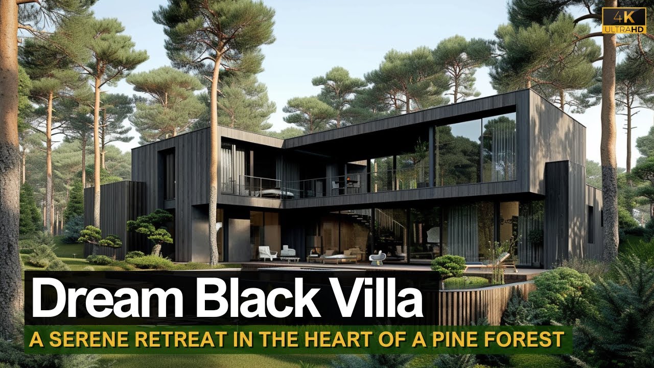 Безмятежное уединение: вилла Beautiful Dream Black в самом сердце соснового леса
