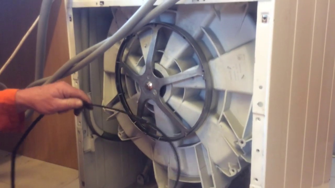 Replacing brushes on a Bosch washing machine.