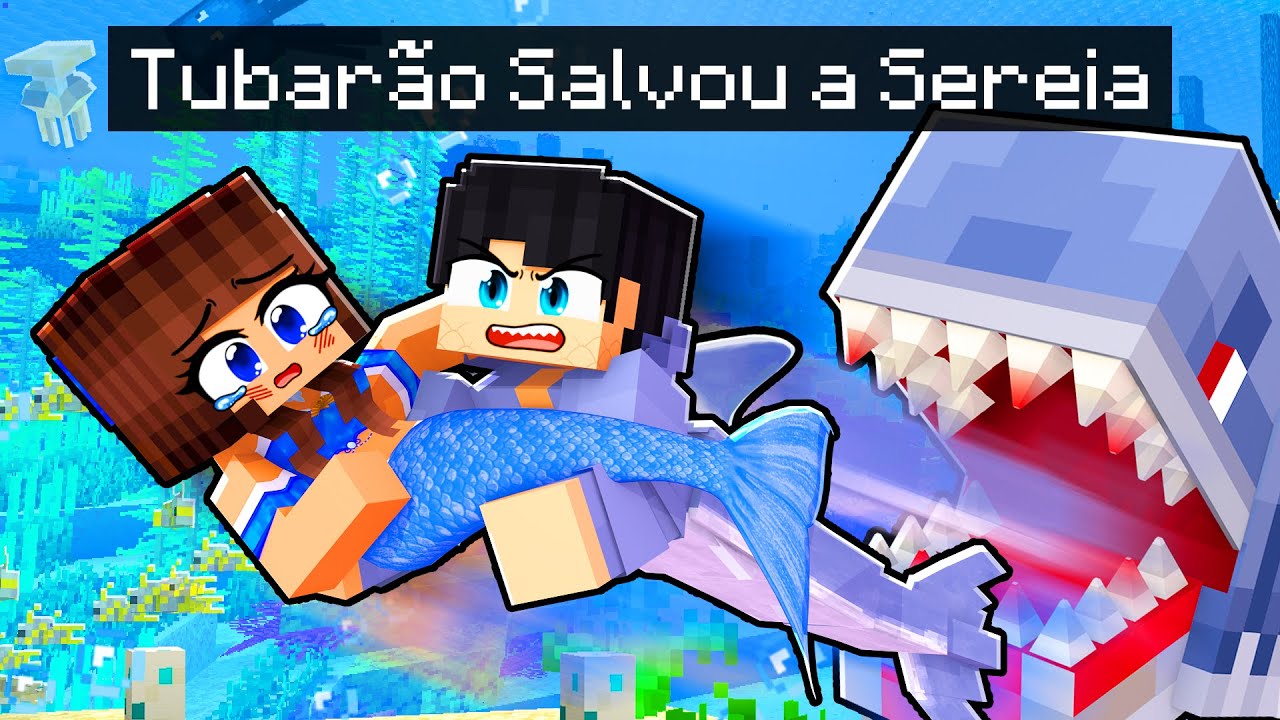 SEREIA foi SALVA pelo TUBARÃO na ESCOLA de TUBARÕES no Minecraft ◂Miika▸