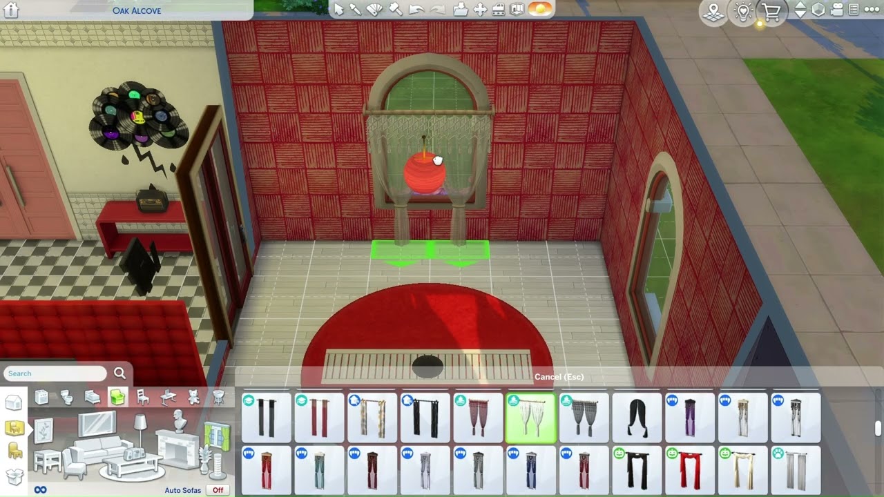 The Sims 4 but every room is the same size and a different aesthetic