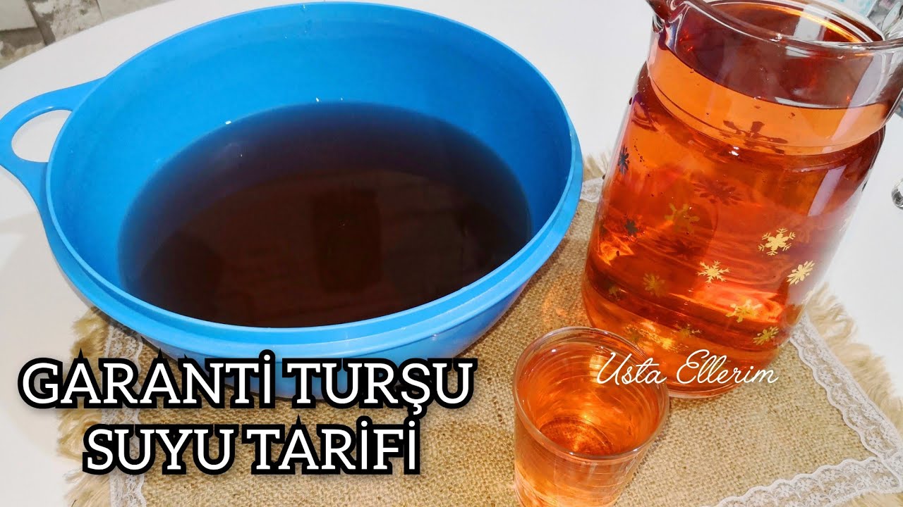 %100 GARANTİ TURŞU SUYU TARİFİ - Turşularınız Asla Bozulmayacak #ustaellerim