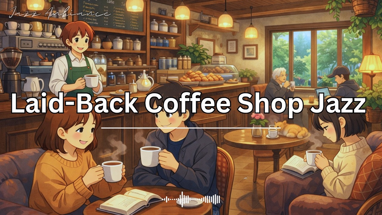Laid Back Coffee Shop Jazz ☕ Relaxing Smooth Jazz