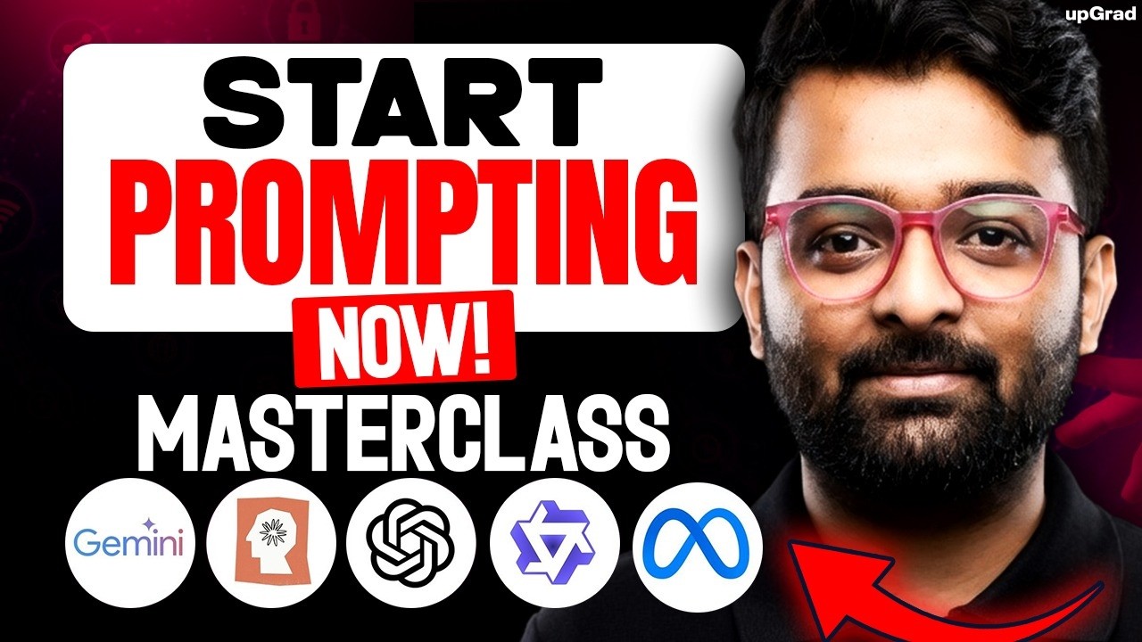 Prompt Engineering FULL COURSE 2026 | Master ChatGPT, Gemini, Claude & Meta AI | upGrad Career