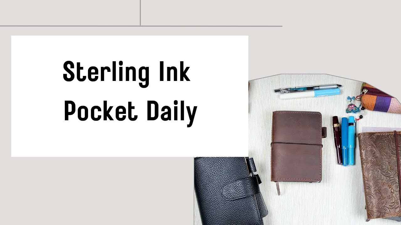 Настройка карманного ежедневника Sterling Ink #sterlingink
