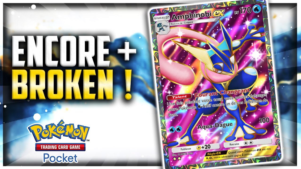 AMPHINOBI EX est FUM&Eacute; ! &Eacute;norme BUFF du deck SUICUNE ! Pokemon TCG Pocket