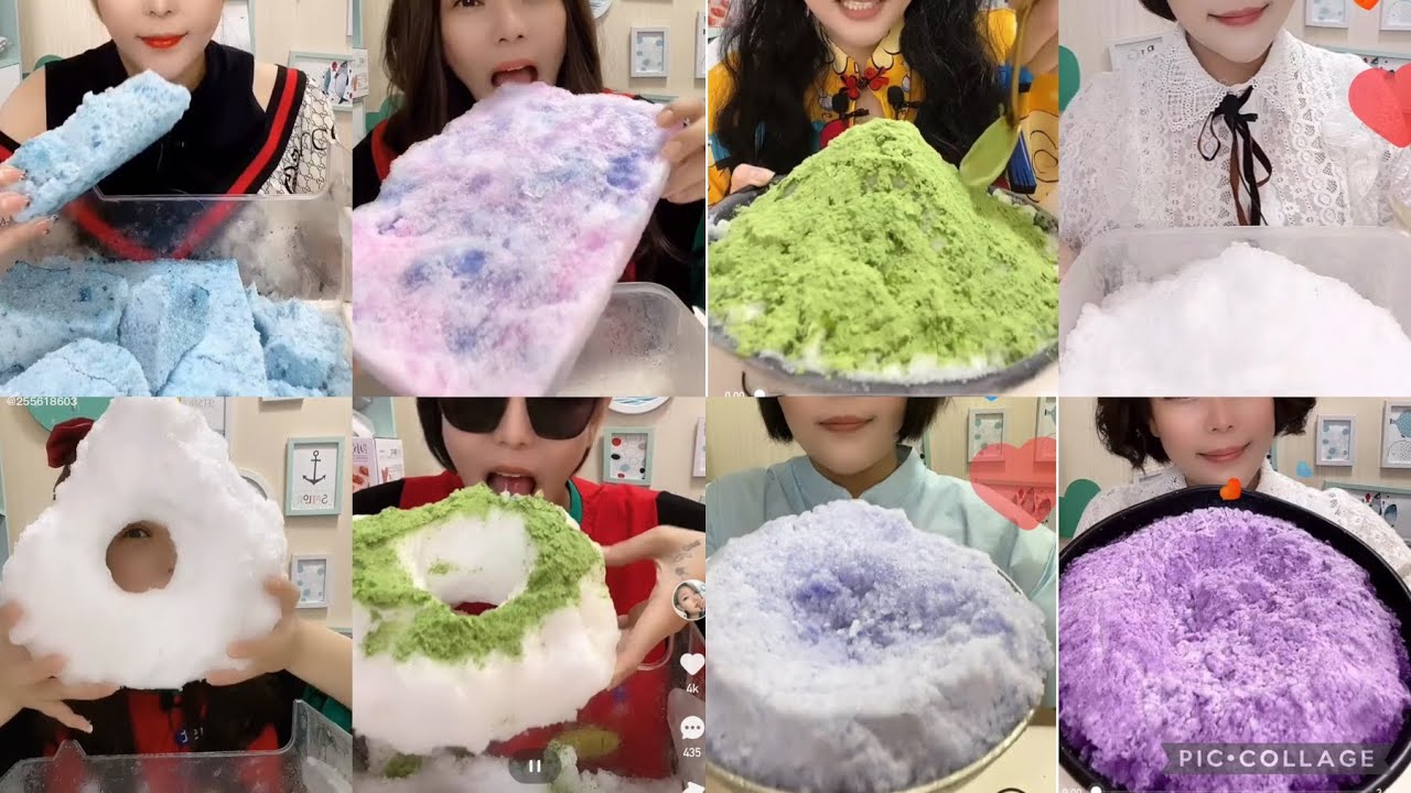 Ice Queen Recent Ice Videos❄️ Squeaky, Dry , Soft Chunks And Spponfu❄️BITES ONLY