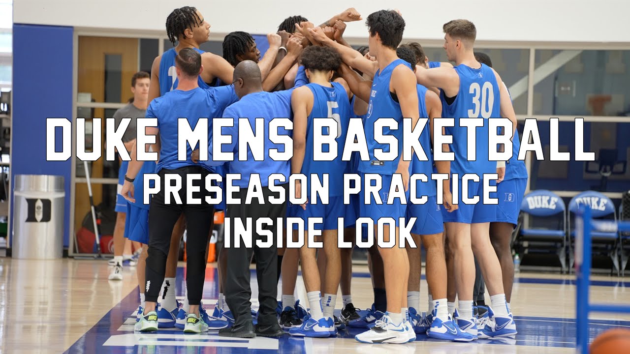 Duke Men's Basketball Preseason Practice - Inside Look - Duke Student Broadcasting