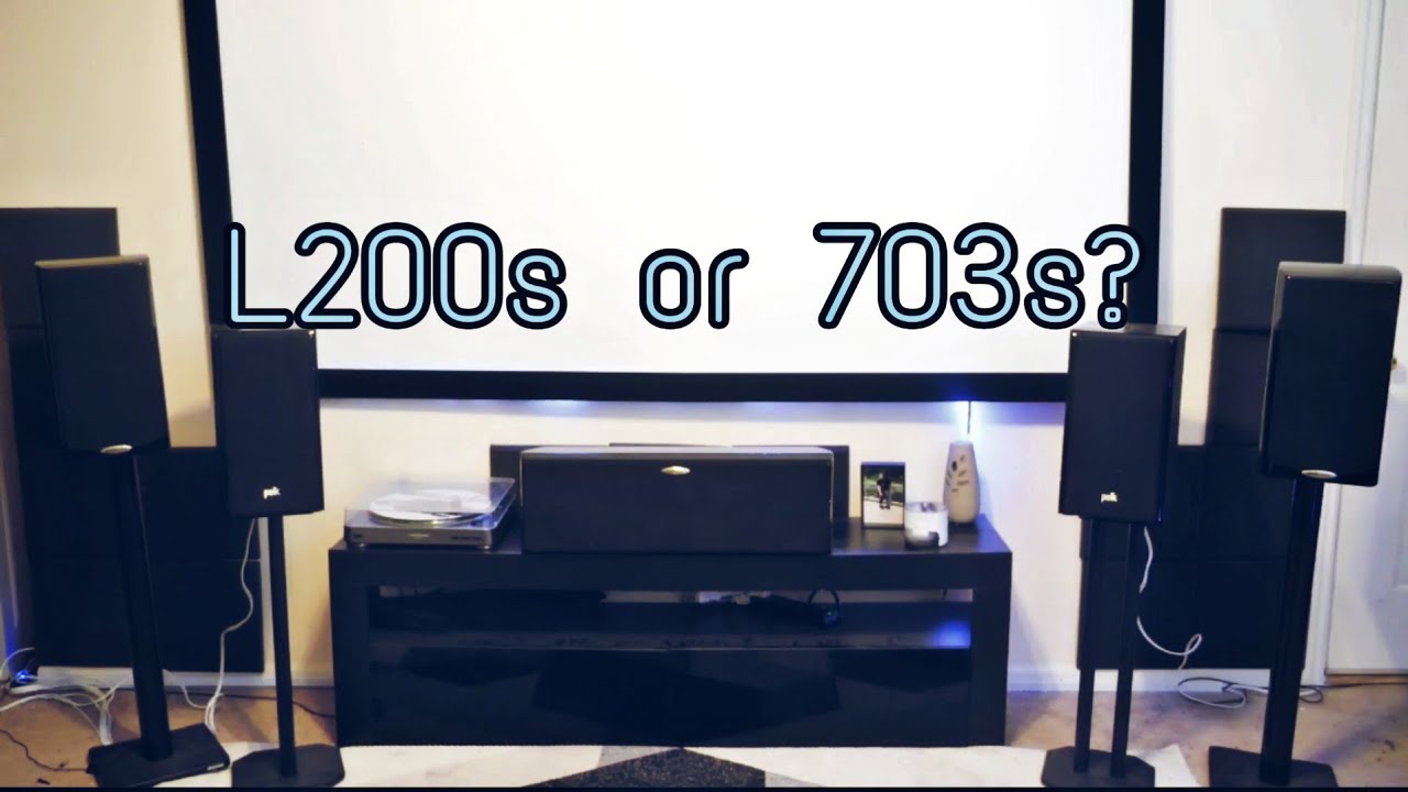 Polk Audio legend L200s Vs LSim 703s Music Test | Battle of the Bookshelves