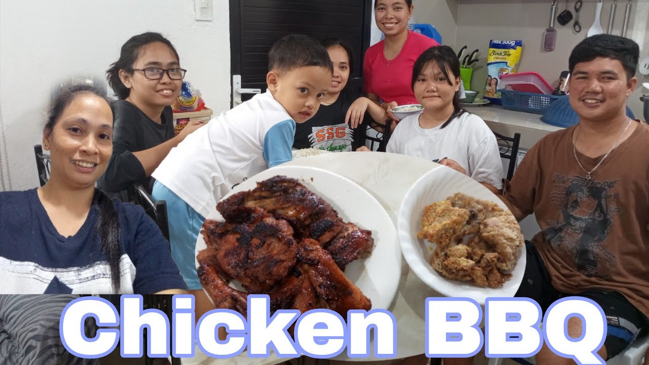 Nagluto ng chicken barbecue/ masayang kumain ng tanghalian