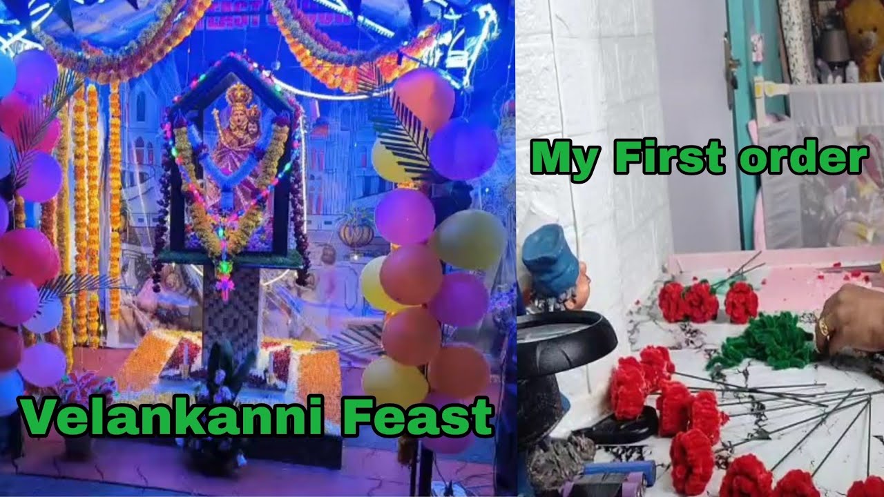 Velankanni Feast | My First Order | Konkani Vlog | Marina