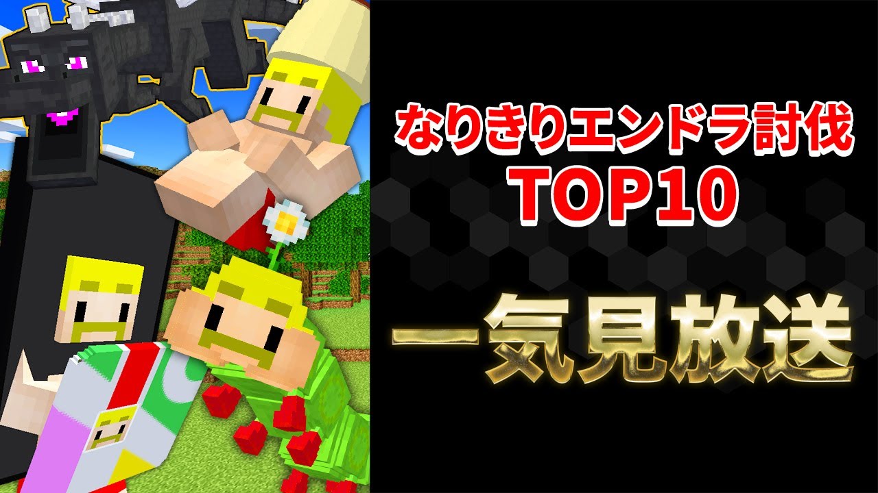 【マイクラ】なりきりエンドラ討伐！【一気見】