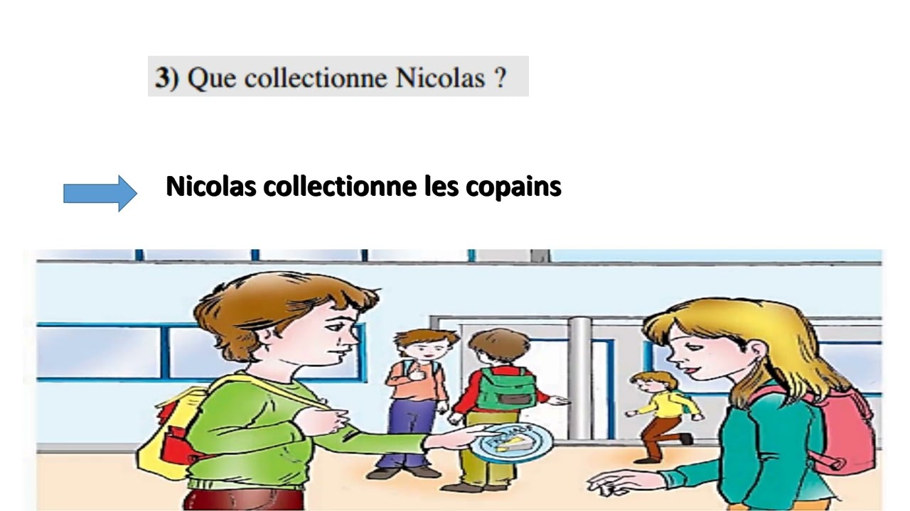 La collection de Nicolas (خامسة أساسي )