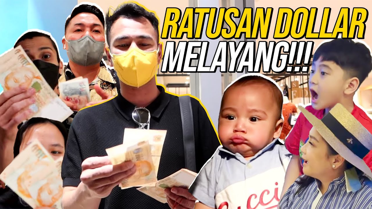 KALAP BELANJA!! RAFFI SEBAR DOLLAR BUAT ANAK RANS!! SEMUA BELANJA BARANG BRANDED??!!