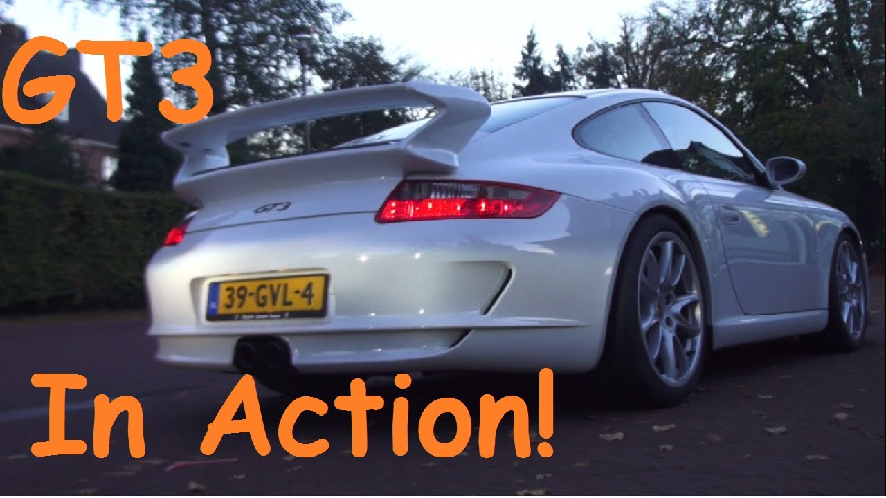 (HD) Porsche 997 GT3 MKI in Action! LOVELY sounds! Accelerations and Downshifts!
