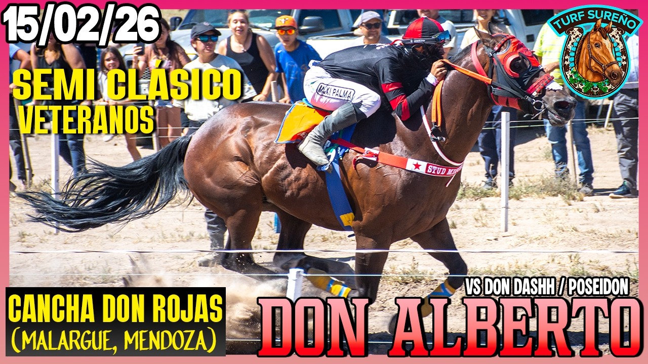 DON ALBERTO - SEMI-CLÁSICO VETERANOS (15/02/26) CANCHA DON ROJAS (La Junta, Malargüe, Mendoza)