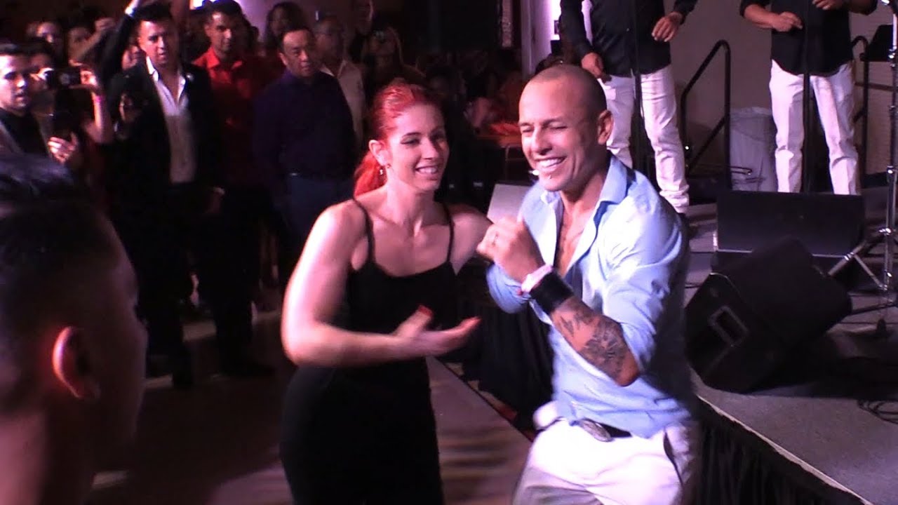 Fernando Sosa & Tatiana Bonaguro social salsa dancing @ LVS-SC'18!