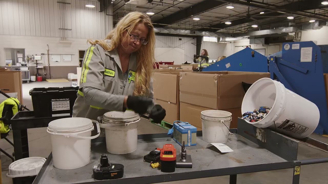 Safe Battery Disposal with the Waste Commission of Scott County