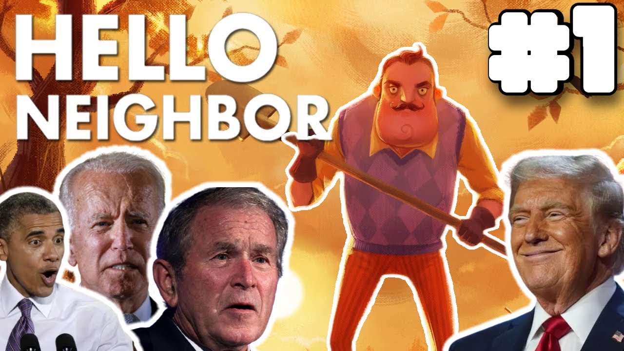 Президентов похищают | Президенты играют в Hello Neighbor #1