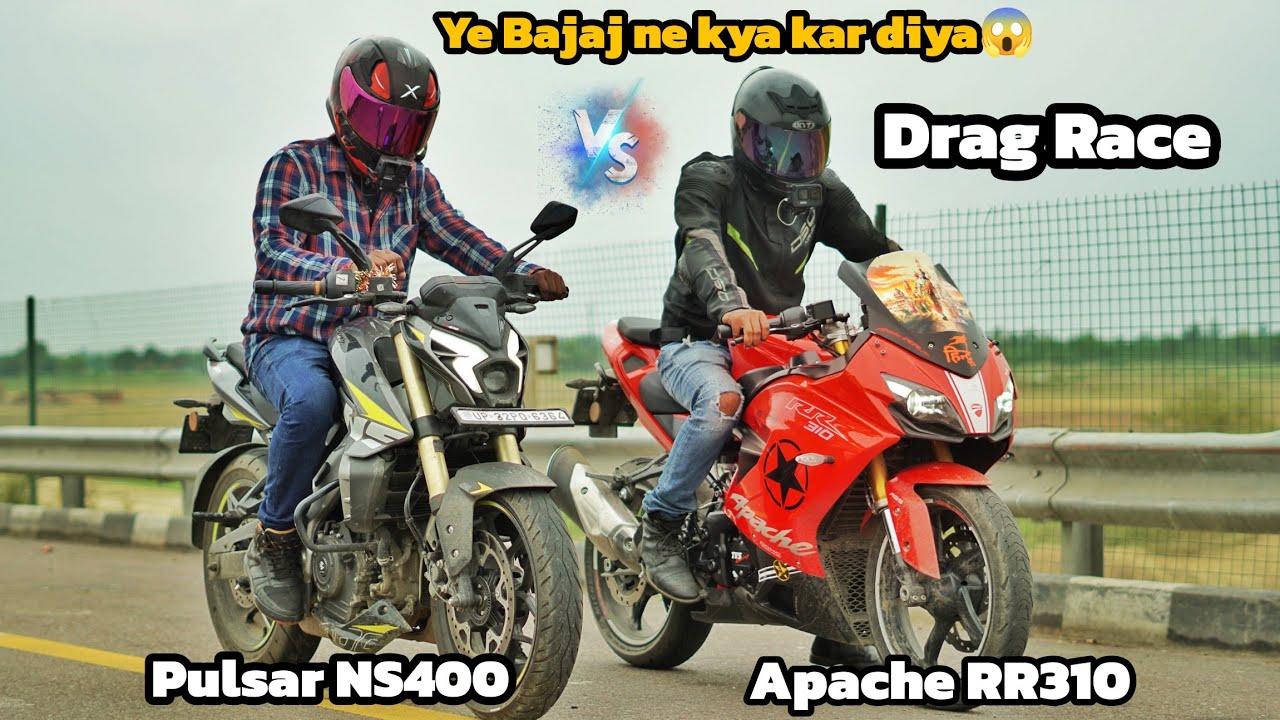 Pulsar NS400 Vs Apache RR310 | Long Race | Ye Ummid nahi Thi Bajaj Se😱